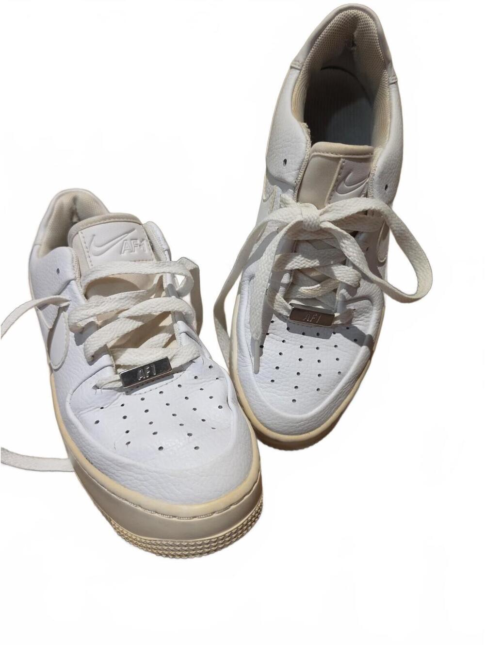 Nike Air Force 1 Sage Low 'Triple White' Women's Size 6 AR5339-100
